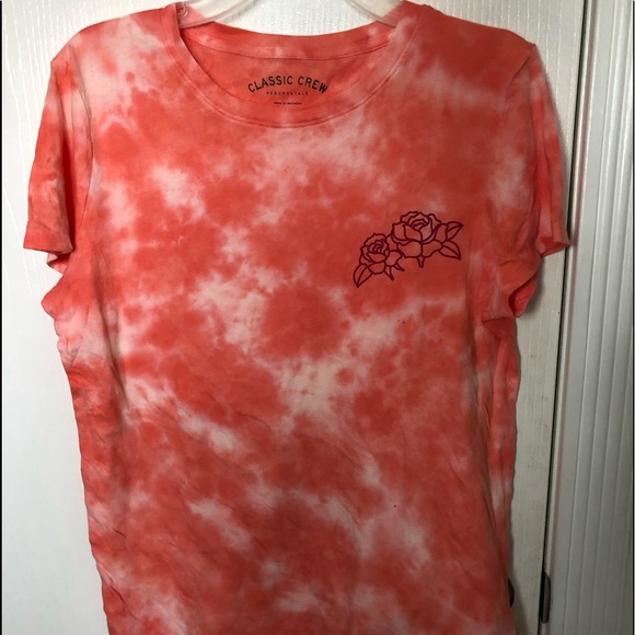 Choral and White t-shirt! - Picture 1 of 3